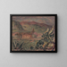 Landscape of the South of France - Leo Kober — framed artwork on a wall