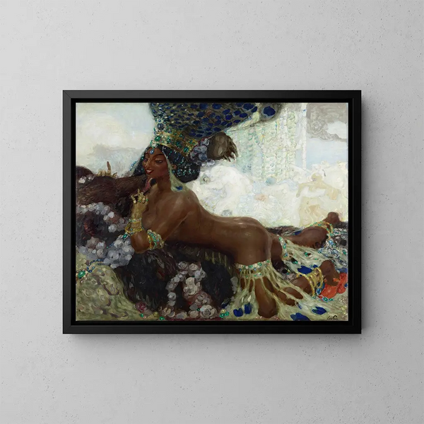 Bajadeh - Leo Putz — framed artwork on a wall