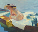 In the Canoe - Leo Putz — artwork view