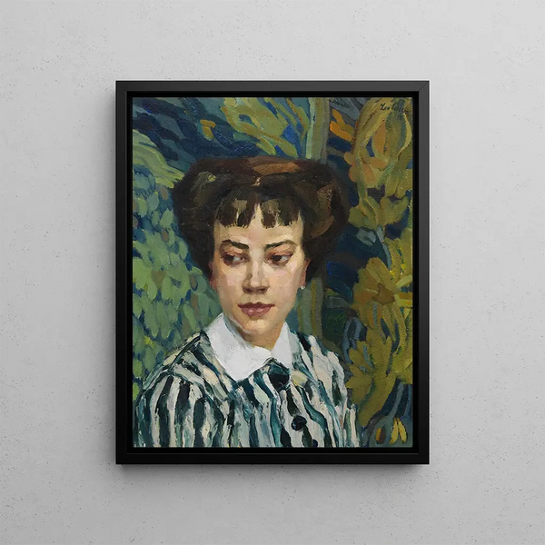 Mara Hoffmann - Leo Putz — framed artwork on a wall