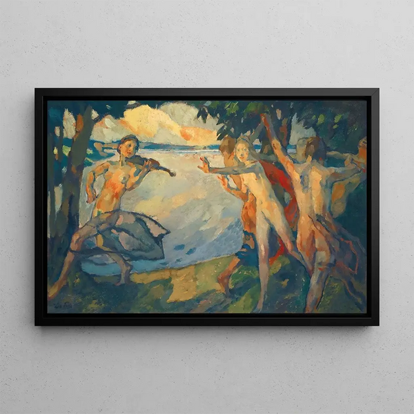 Ronde - Leo Putz — framed artwork on a wall