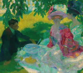 The picnic - Leo Putz — artwork view