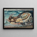 Escargots amoureux au bord de la mer - Leo Putz — framed artwork on a wall