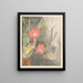 Pots with cacti and flowering plants - Leo Visser — framed artwork on a wall