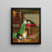 Les petits chéris - Leon Charles Huber — framed artwork on a wall