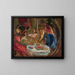 Head of a Jewish Woman - Leon Chwistek — framed artwork on a wall