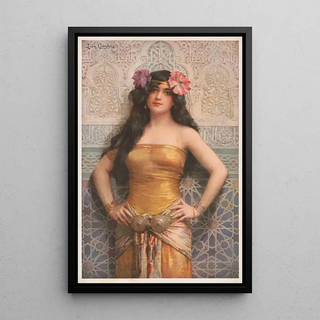 Eve's Daughter - Léon Comerre — framed artwork on a wall