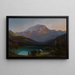 Mont Pyszna with Lake Smreczyny in the Kościeliska Valley, Tatras - Leon Dembowski — framed artwork on a wall
