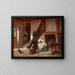 Family Scene - Léon Émile Caille — framed artwork on a wall