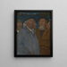 Fishermen - Léon Hirszenberg — framed artwork on a wall