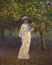 Dame dans le jardin en automne - Léon Kamir - Kaufmann — artwork view