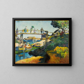 Le Pont des Gays - Léon Kroll — framed artwork on a wall