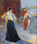 A game of croquet - Leon Wyczółkowski — artwork view