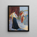 A game of croquet - Leon Wyczółkowski — framed artwork on a wall