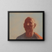 Self-portrait - Leon Wyczółkowski — framed artwork on a wall