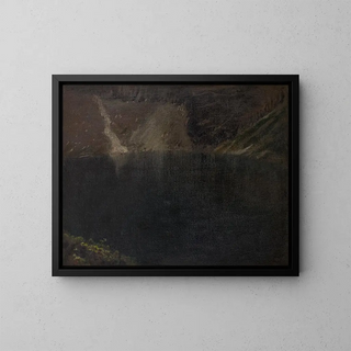 Lac Noir - Leon Wyczółkowski — framed artwork on a wall