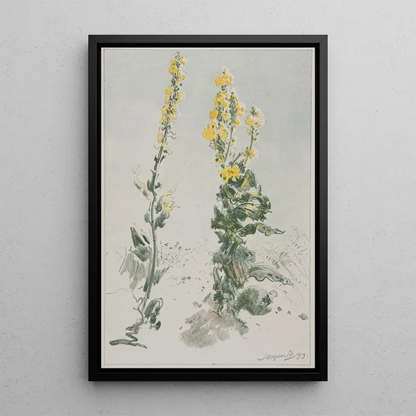 Dziewanny - Leon Wyczółkowski — framed artwork on a wall