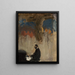 Feliks Jasieński Painting with Organ Sketch - Leon Wyczółkowski — framed artwork on a wall