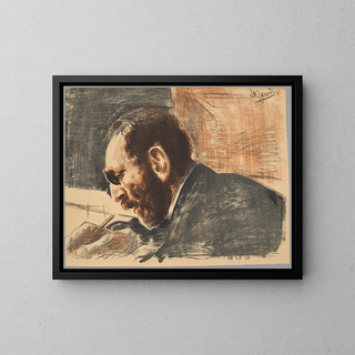 Feliks Jasieski - Leon Wyczółkowski — framed artwork on a wall