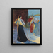 Croquet Game - Leon Wyczółkowski — framed artwork on a wall
