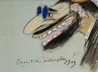 Caricature of Feliks Jasieski - Leon Wyczółkowski — artwork view