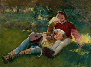 Joyful Children - Leon Wyczółkowski — artwork view