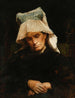 Old woman with a cap - Leon Wyczółkowski — artwork view