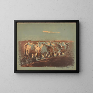Orc in Ukraine - Leon Wyczółkowski — framed artwork on a wall