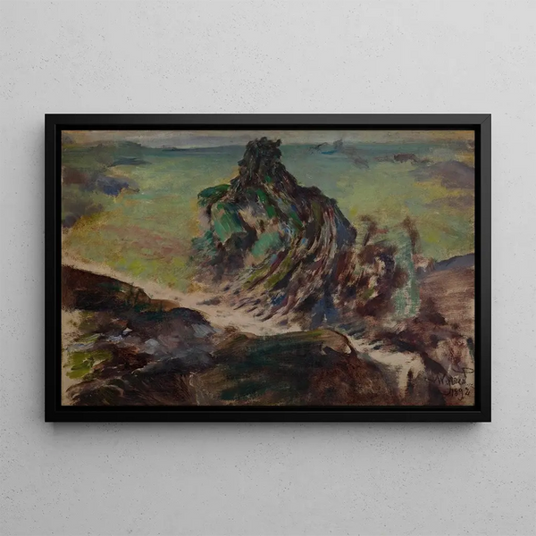 Druide Pétrifié - Leon Wyczółkowski — framed artwork on a wall