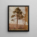 Pins à Poga - Leon Wyczółkowski — framed artwork on a wall