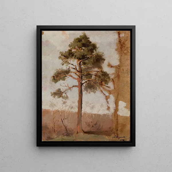 Pins à Poga - Leon Wyczółkowski — framed artwork on a wall