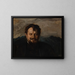 Portrait Painting of Jan Kasprowicz - Leon Wyczółkowski — framed artwork on a wall