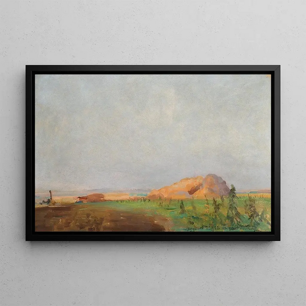 Gerbes - Leon Wyczółkowski — framed artwork on a wall