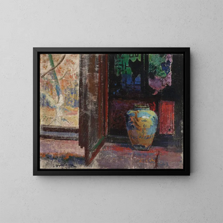 Nature morte painting - Leon Wyczółkowski — framed artwork on a wall
