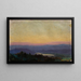 The Vistula near Tyniec at sunset - Leon Wyczółkowski — framed artwork on a wall