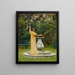 Le printemps en fleurs - Leonard Charles Nightingale — framed artwork on a wall