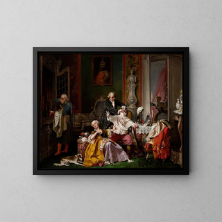 Quel dommage de perdre la moustache - Leonard Ludwik Straszewski — framed artwork on a wall