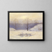 Morning Mist Painting - Leonard Ochtman — framed artwork on a wall