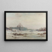 Winter Morning Painting - Leonard Ochtman — framed artwork on a wall