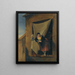 A Woman on the Balcony - Leonardo Alenza y Nieto — framed artwork on a wall