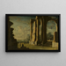 Marine Bay Painting - Leonardo Coccorante — framed artwork on a wall