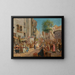 The departure of the mahmal from Cairo - Leonardo de Mango — framed artwork on a wall