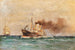 Steam Trawler in the High Seas - Leonhard Sandrock — artwork view