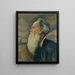 Portrait painting of Leo Tolstoy - Leonid Pasternak — framed artwork on a wall