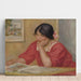 Reproduction of the painting Léontine Reading - Pierre-Auguste Renoir