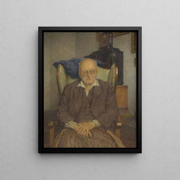 Alexandre Démétrius Goltz painter - Leopold Blauensteiner — framed artwork on a wall