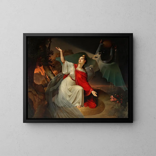 L'Autriche et le choléra - Leopold Bucher — framed artwork on a wall