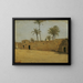 The Village of Matarije - Leopold Carl Müller — framed artwork on a wall