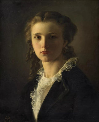 Leopold Carl Mller - Josefine Mller The Artists Sister.webp