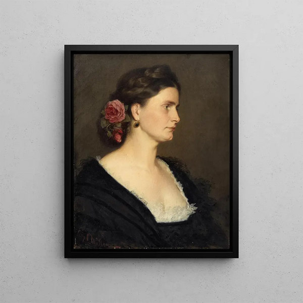 Louise Miller - Leopold Carl Müller — framed artwork on a wall